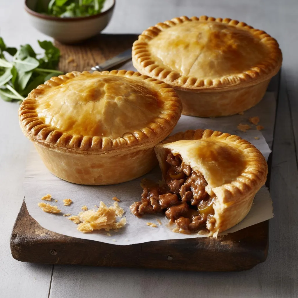 Potato and minced meat pie