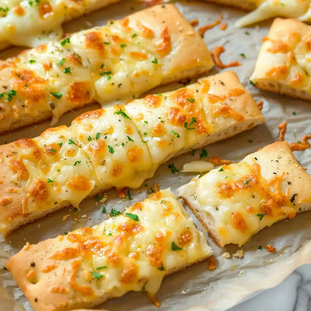 Cheesy Garlic Breadsticks