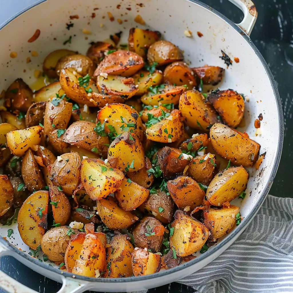 Garlic Herb Roasted Potatoes