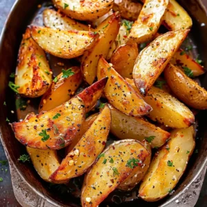 Garlic Potato Wedges