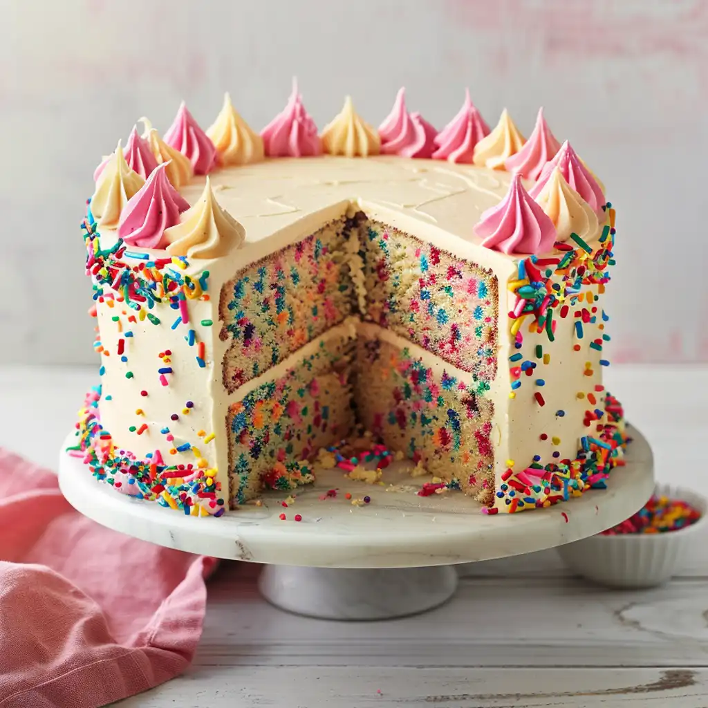 Rainbow Sprinkle Cake